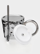 УЦЕНКА Кружка с ложкой «Стильный мишка», 300 мл, 15.5×9.8×8 см, керамика, серебристая - Фото 6