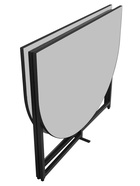 Стол кухонный круглый раскладной «Джой», 900×860×760 мм, цвет каспий 10991286