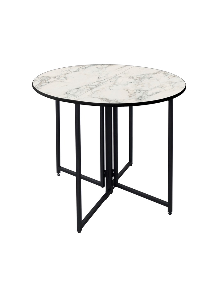 Стол кухонный круглый раскладной «Джой», 900×860×760 мм, цвет сабия - Фото 1