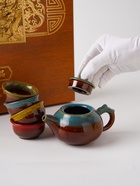 Чайный китайский подарочный набор с сервизом, в чемоданчике, 240 г - Фото 10