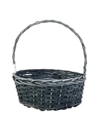 УЦЕНКА Набор корзин плетеных, 36×36×14×37 см/30×30×12.5×32 см/25×25×11×28 см, ива - Фото 3