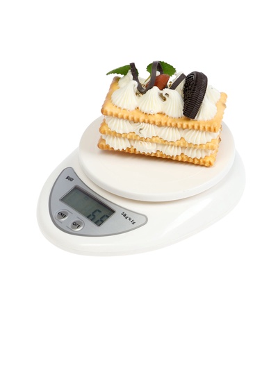 УЦЕНКА Весы кухонные LVK-706, электронные, с чашей, до 5 кг, белые