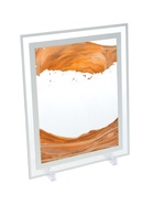 УЦЕНКА Песочные часы - картина «Пустыня», 30×25 см, антистресс, песок оранжевый - Фото 1