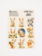 Наклейки детские «Зайчик», 11×16 см - фото 121985374