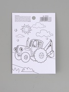 Наклейки детские «Синий трактор», 11×15.5 см - Фото 4