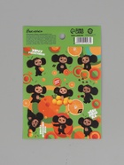 Наклейки детские «Чебурашка», c раскраской на обороте, 11×15.5 см  (артикул 10910467)  большой выбор товаров оптом и в розницу по низким ценам с доставкой