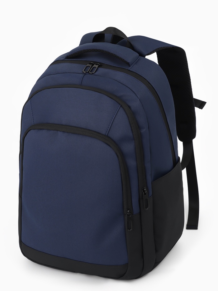 Рюкзак, водонепроницаемое дно, 2 отделения, 3 кармана, 31×14.5×45 см, синий - Фото 1