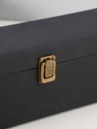 Шкатулка подарочная под бутылку «Чёрная с оранжевой вставкой», и набор 4 предмета, 35×10×11.5 см - Фото 6