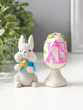 Набор фигурок пасхальных 2 шт. «ХВ на яйце», 11 см