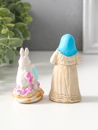 Набор фигурок пасхальных 2 шт. «К празднику», девушка 9×4 см, заяц с яйцом 8×4 см  (артикул 10982502)  большой выбор товаров оптом и в розницу по низким ценам с доставкой