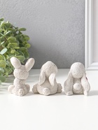 Набор фигурок 3 шт. «Весёлые кролики», 6×5 см  (артикул 10982515)  большой выбор товаров оптом и в розницу по низким ценам с доставкой