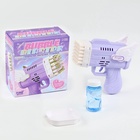 УЦЕНКА Генератор мыльных пузырей "Ангел" фиолетовый 8,5х14,5х15,5 см - Фото 3