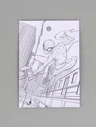 Наклейки бумажные «Супергерой», c раскраской на обороте, 11×15.5 см - Фото 4