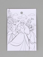 Наклейки бумажные «Принцессы», c раскраской на обороте, 11×15.5 см - Фото 4