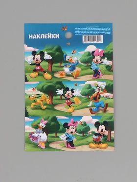 Наклейки бумажные «Друзья», c раскраской на обороте, 11 × 15.5 см