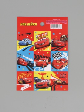 Наклейки бумажные «Машинки», 11 × 15.5 см