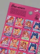 Бумажные наклейки оценки «Феи», Winx, 10,5 × 18 см - фото 121985490