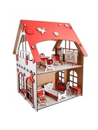 Кукольный домик «Машенька», 16 элементов, декор и мебель в комплекте - Фото 2