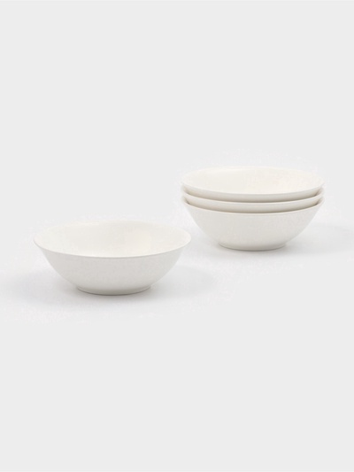 УЦЕНКА Тарелки глубокие Доляна White Label, набор 3 шт., 15×5 см, фарфор, белый