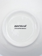 УЦЕНКА Набор тарелок Доляна White Label, 4 шт., 15×5 см, фарфор, белый - Фото 6