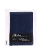 УЦЕНКА Ежедневник недатированный А5, 136 листов в линейку, кожзам «Небраска», серебряный срез, синий - Фото 11