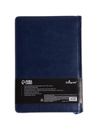 УЦЕНКА Ежедневник недатированный А5, 136 листов в линейку, кожзам «Небраска», серебряный срез, синий - Фото 6