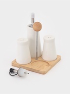 УЦЕНКА Набор для специй на подставке 3 предмета Bella Tenero 1 соусник, солонка, перечница - Фото 1