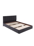 Кровать парящая «Альба», спальное место 1600×2000 мм, велюр, цвет графит  (артикул 10984755)  большой выбор товаров оптом и в розницу по низким ценам с доставкой