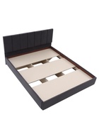 Кровать парящая «Альба», спальное место 1600×2000 мм, велюр, цвет графит  (артикул 10984755)  большой выбор товаров оптом и в розницу по низким ценам с доставкой