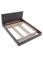 Кровать парящая «Альба», спальное место 1600×2000 мм, велюр, цвет серый  (артикул 10984756)  большой выбор товаров оптом и в розницу по низким ценам с доставкой