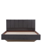 Кровать парящая «Альба», спальное место 1600×2000 мм, велюр, цвет серый  (артикул 10984756)  большой выбор товаров оптом и в розницу по низким ценам с доставкой