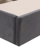 Кровать парящая «Альба», спальное место 1600×2000 мм, велюр, цвет серый  (артикул 10984756)  большой выбор товаров оптом и в розницу по низким ценам с доставкой