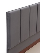 Кровать парящая «Альба», спальное место 1600×2000 мм, велюр, цвет серый  (артикул 10984756)  большой выбор товаров оптом и в розницу по низким ценам с доставкой