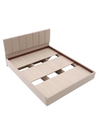 Кровать парящая «Альба», спальное место 1600×2000 мм, велюр, цвет бежевый  (артикул 10984757)  большой выбор товаров оптом и в розницу по низким ценам с доставкой