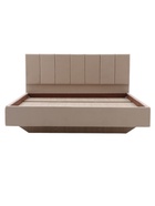 Кровать парящая «Альба», спальное место 1600×2000 мм, велюр, цвет бежевый  (артикул 10984757)  большой выбор товаров оптом и в розницу по низким ценам с доставкой