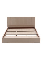 Кровать парящая «Альба», спальное место 1600×2000 мм, велюр, цвет бежевый  (артикул 10984757)  большой выбор товаров оптом и в розницу по низким ценам с доставкой