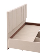 Кровать парящая «Альба», спальное место 1600×2000 мм, велюр, цвет бежевый  (артикул 10984757)  большой выбор товаров оптом и в розницу по низким ценам с доставкой