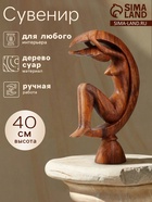 Сувенир «Девушка на луне», 20×6×40 см, дерево суар  (артикул 10792797)  большой выбор товаров оптом и в розницу по низким ценам с доставкой