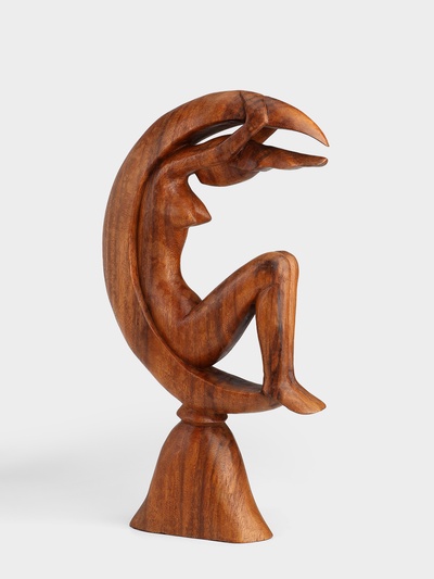Сувенир «Девушка на луне», 20×6×40 см, дерево суар
