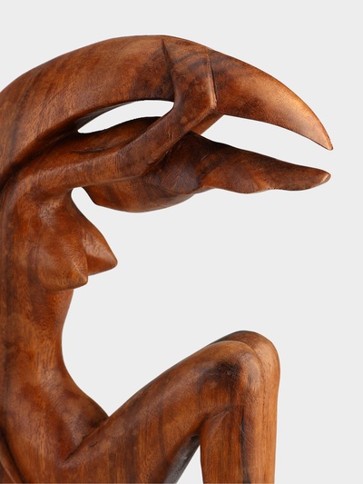 Сувенир «Девушка на луне», 20×6×40 см, дерево суар