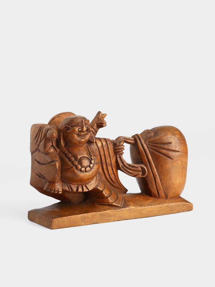 Сувенир «Хотэй с сумкой», 20×6×13 см, дерево суар - Фото 1