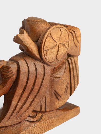 Сувенир «Хотэй с сумкой», 20×6×13 см, дерево суар