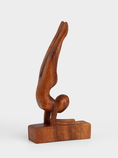 Абстракция «Гимнастика», 11×4×20 см, дерево суар