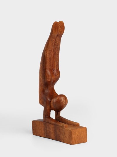 Абстракция «Гимнастика», 11×4×20 см, дерево суар
