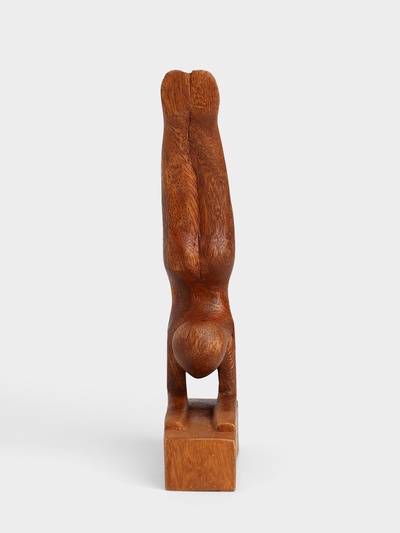 Абстракция «Гимнастика», 11×4×20 см, дерево суар