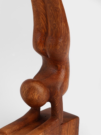 Абстракция «Гимнастика», 11×4×20 см, дерево суар