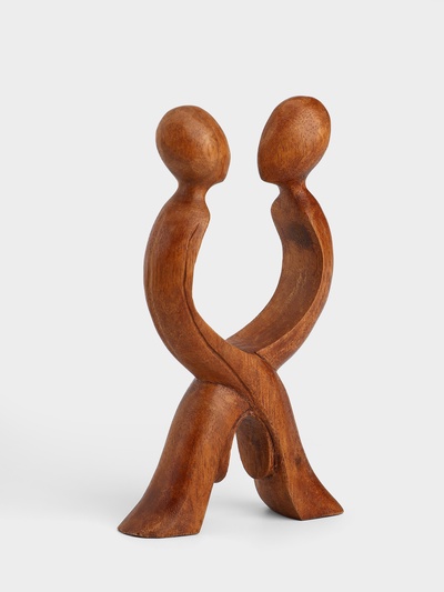 Абстракция «Любовь», 12×3×20 см, дерево суар
