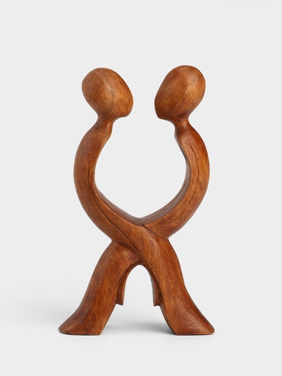 Абстракция «Любовь», 12×3×20 см, дерево суар