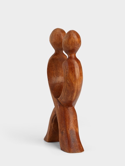 Абстракция «Любовь», 12×3×20 см, дерево суар