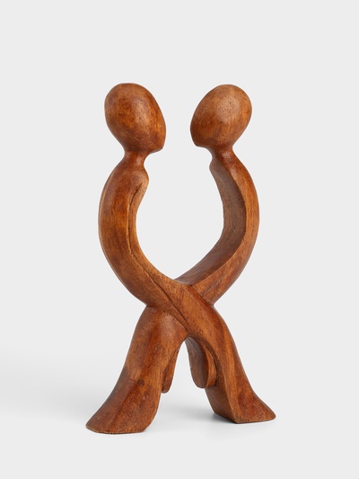 Абстракция «Любовь», 12×3×20 см, дерево суар